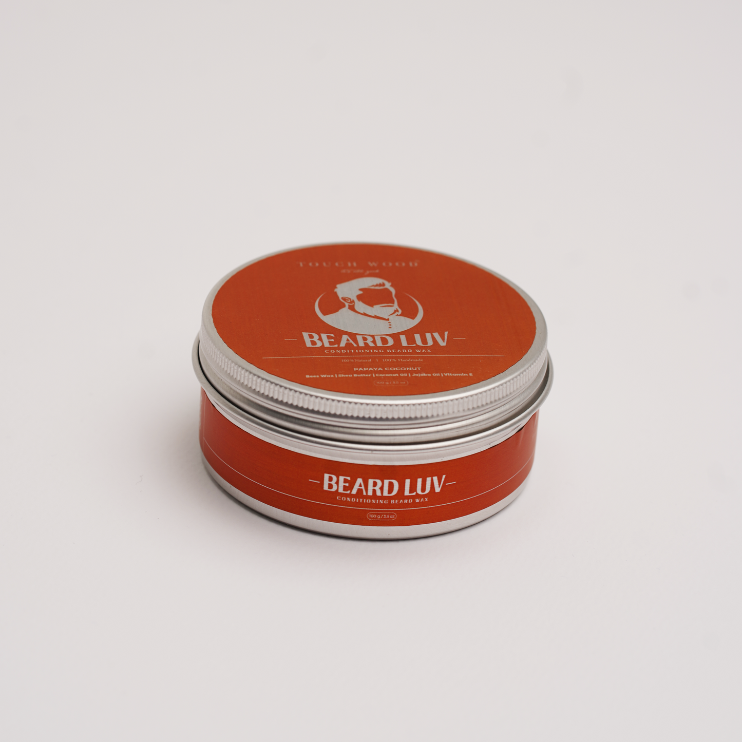 Beard Luv All-Natural Beard Wax- Papaya Coconut Scented